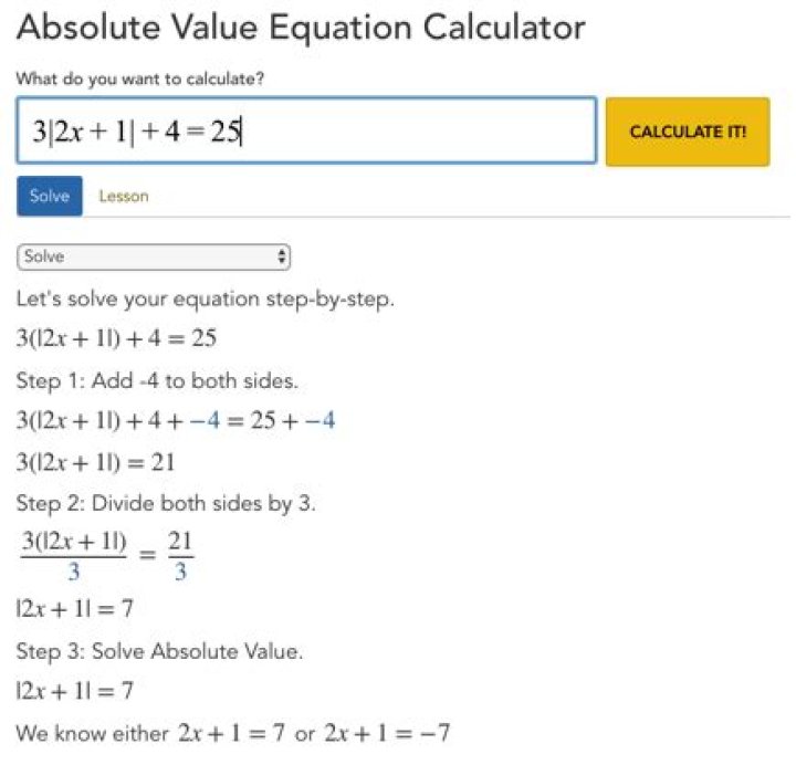 Absolute Value Calculator Video