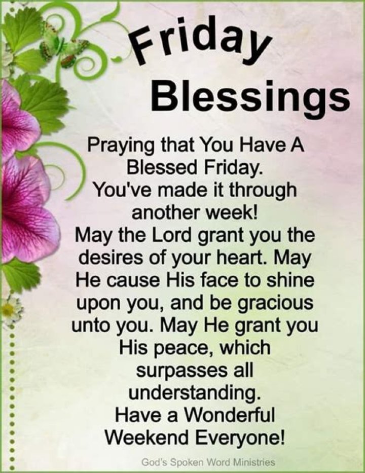Friday Blessings and prayers images Friday Blessings and prayers images
