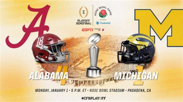 Michigan, Alabama Go No. 1, 2