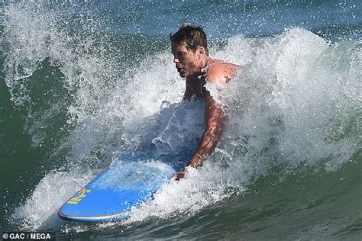 Rob Lowe son loves surfing